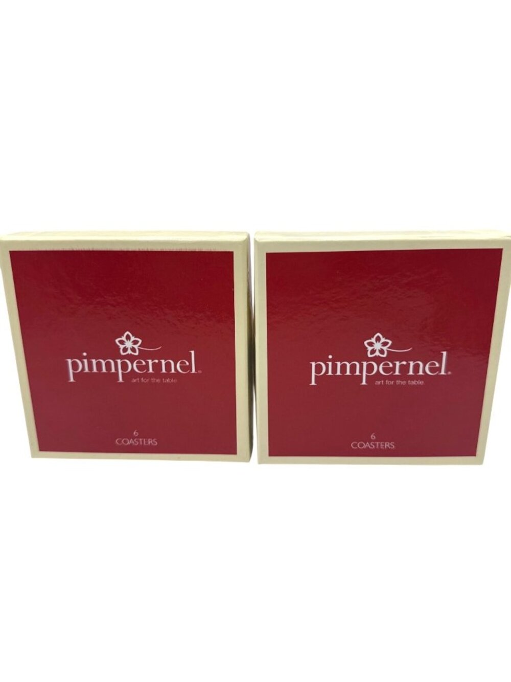 Spode Christmas Tree Coasters Pimpernel Cork-Backed 12 Pieces Holiday Decor - Picture 4 of 4